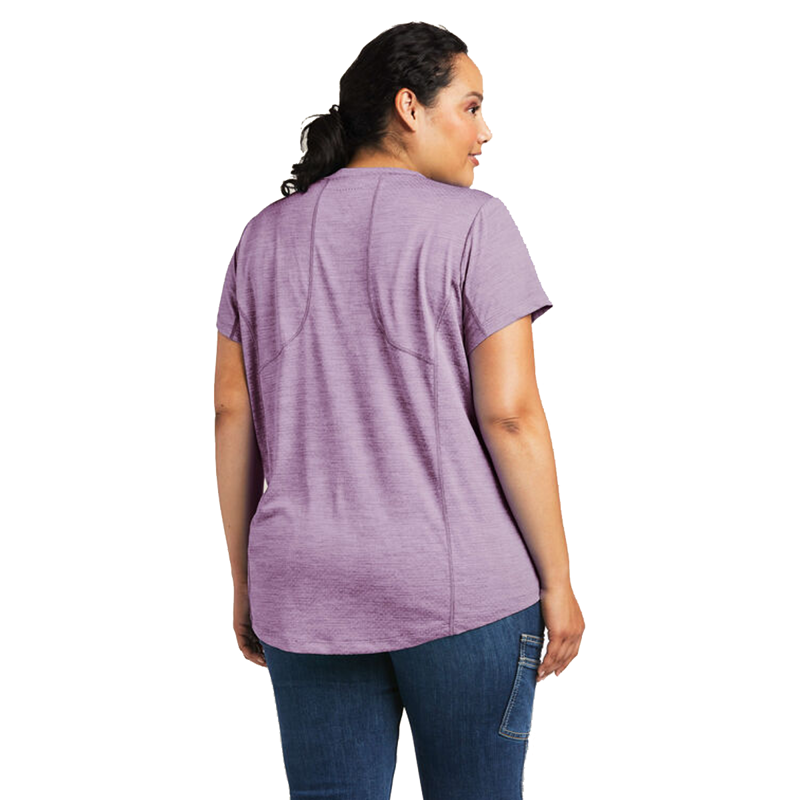 Ariat Women's Rebar Evolution T-Shirt - Paisley Purple-1